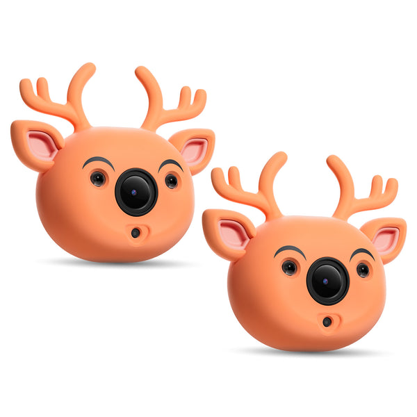 Replace Deer Camera Covers for IIWEY BY2 Baby Car Camera, 2 Packs